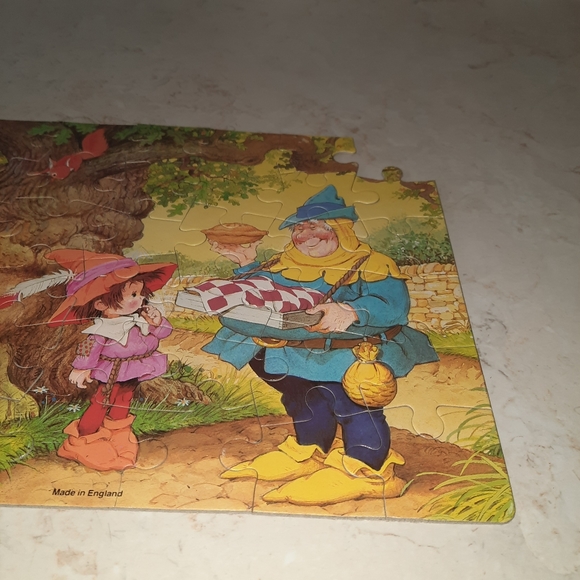 Vintage Falcon Simple Simon Met A Pieman Puzzle Puzzletime Jigsaw - Picture 4 of 13